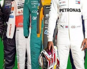 Mono de carreras de karting F1 personalizado (VERANO E INVIERNO) Nivel 2 CIK con opción de añadir nombres, logotipos, banderas y etiquetas. Envío gratuito.