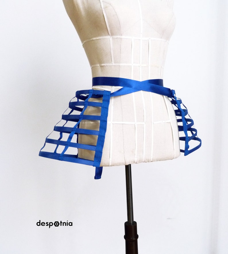 Royal Blue crinoline Panniers/ Burlesque Panniers/ Burningman/ Cosplay/ Kawaii/ Fetish Panniers/ Xmas Panniers image 1