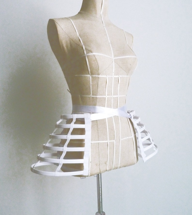 White Panniers/ Burlesque Panniers/ Bridal Crinoline/ - Etsy