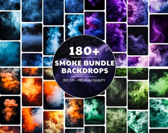180+ Colored Smoke Backgrounds: Sports Poster Backdrops (Digital Download)