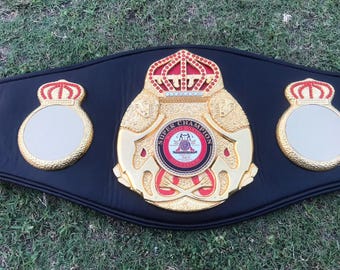 Cintura da campione di boxe WBA Super Boxing: replica per adulti