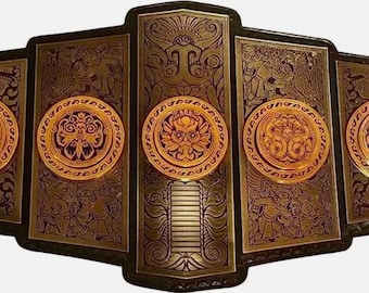 LUCHA Underground Gift Of God Championship Replica Title Belt, Double Layer