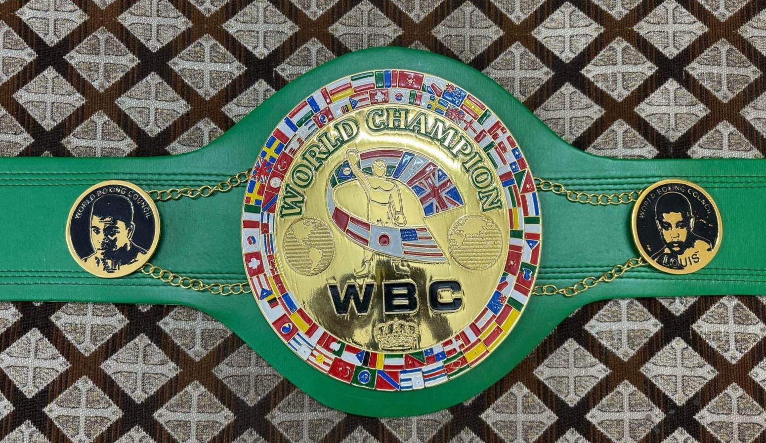 WBC世界ボクシングチャンピオンベルト モハメド・アリとジョー・ルイス