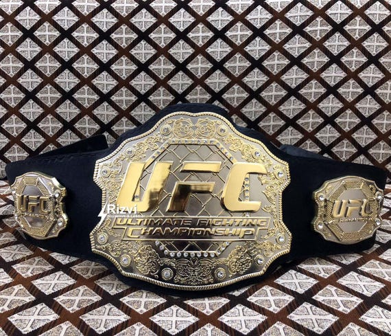 UFC Classic Championship Title belt Belt Multi Layered 8mm Zinc- Limited Edition Collector's Item
