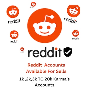 Reddit Account Sale 2000+  karma Account , Usa Ip , Good Quality ,Email verified.