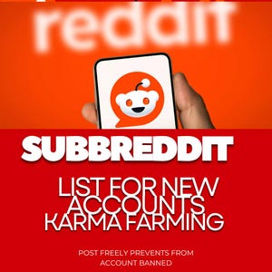 REDDIT SUBREDDIT List To Increase Karma Farming without Banning your Account Organically