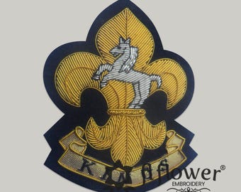 The Kings Regiment Blazer Badge