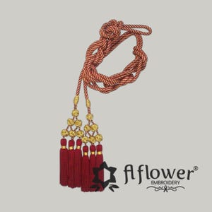 Cincture Solomon Knots 3 Tripolin Tassels