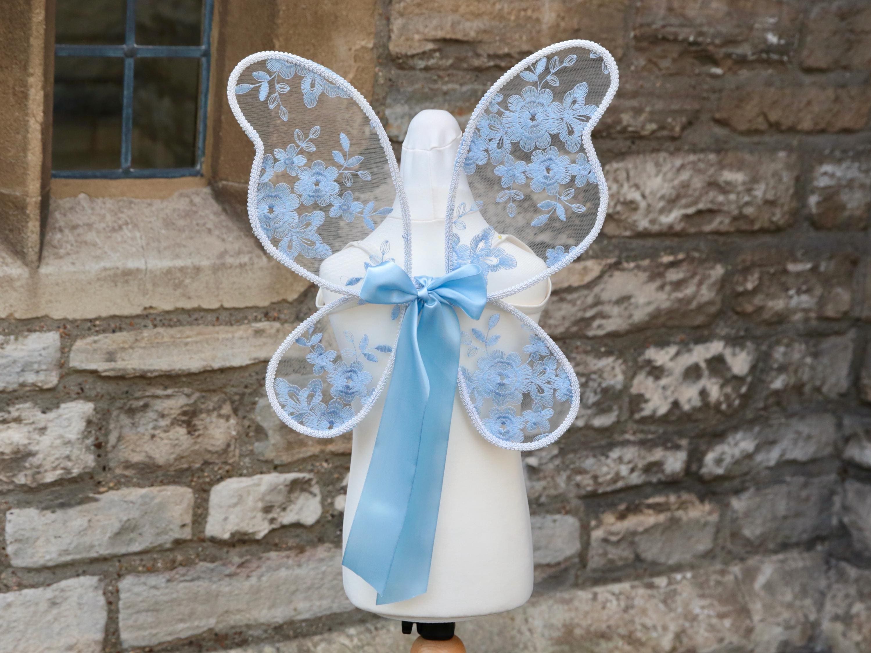 blue fairy dress with wings BUTTERFLY WAND BLUE main image 1