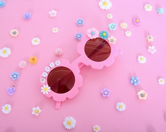 Children’s personalised sunglasses 0-8 years UV400, party favours, flower girl, Easter egg hunt gift, party bag filler,  birthday girl gift.