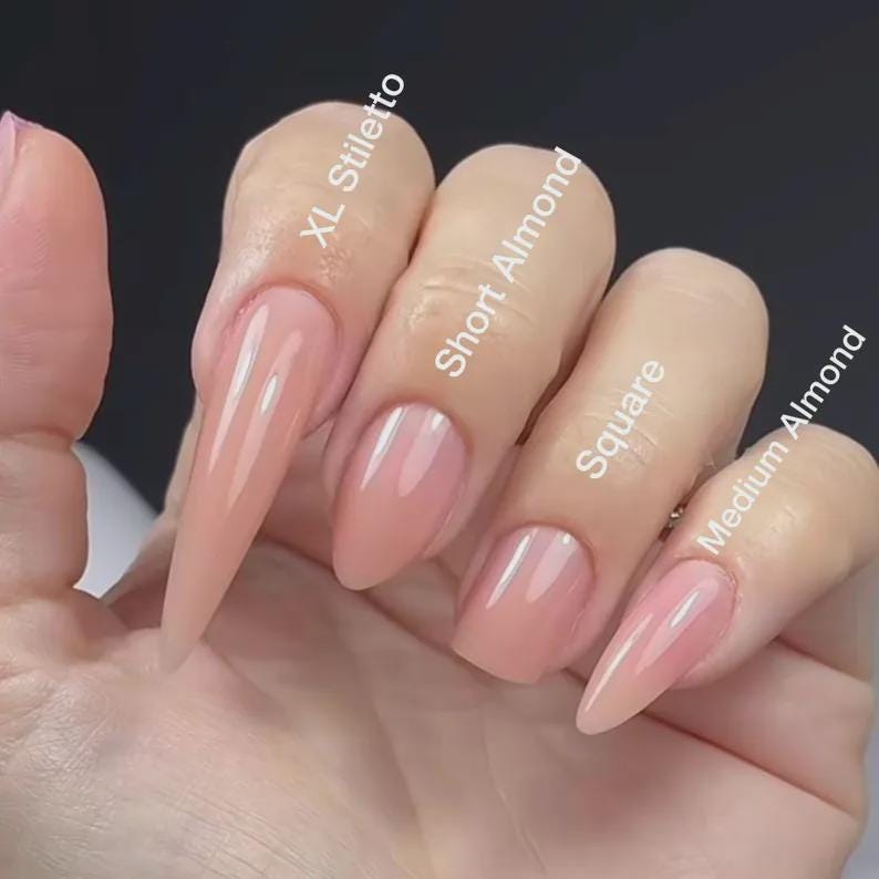 3D Flower Press On Nails: White Almond Nails, Gold Rhinestones Handmade Nail Art for Wedding Birthday image 10
