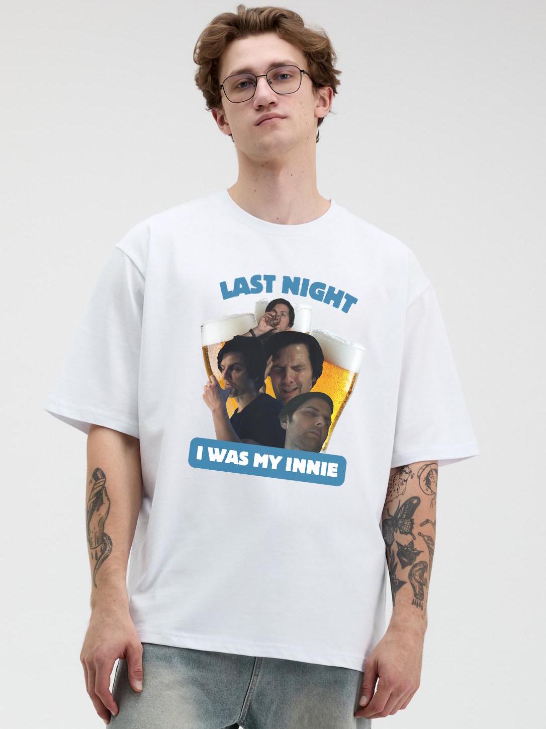 I Was My Innie T-Shirt, Severance Inspired Tshirt, TV Show Inspired Tee, Perfect Gift For Severance Fans, Funny Party Shirt