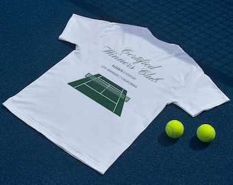 Certified Winner&#39;s Club Tennis T-Shirt | Perfect Tennis Player Gift