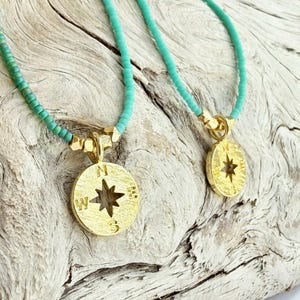 Morse Code Message, DIRIGO, Necklace, Miyuki Beads, Made in Maine, Gift for Her