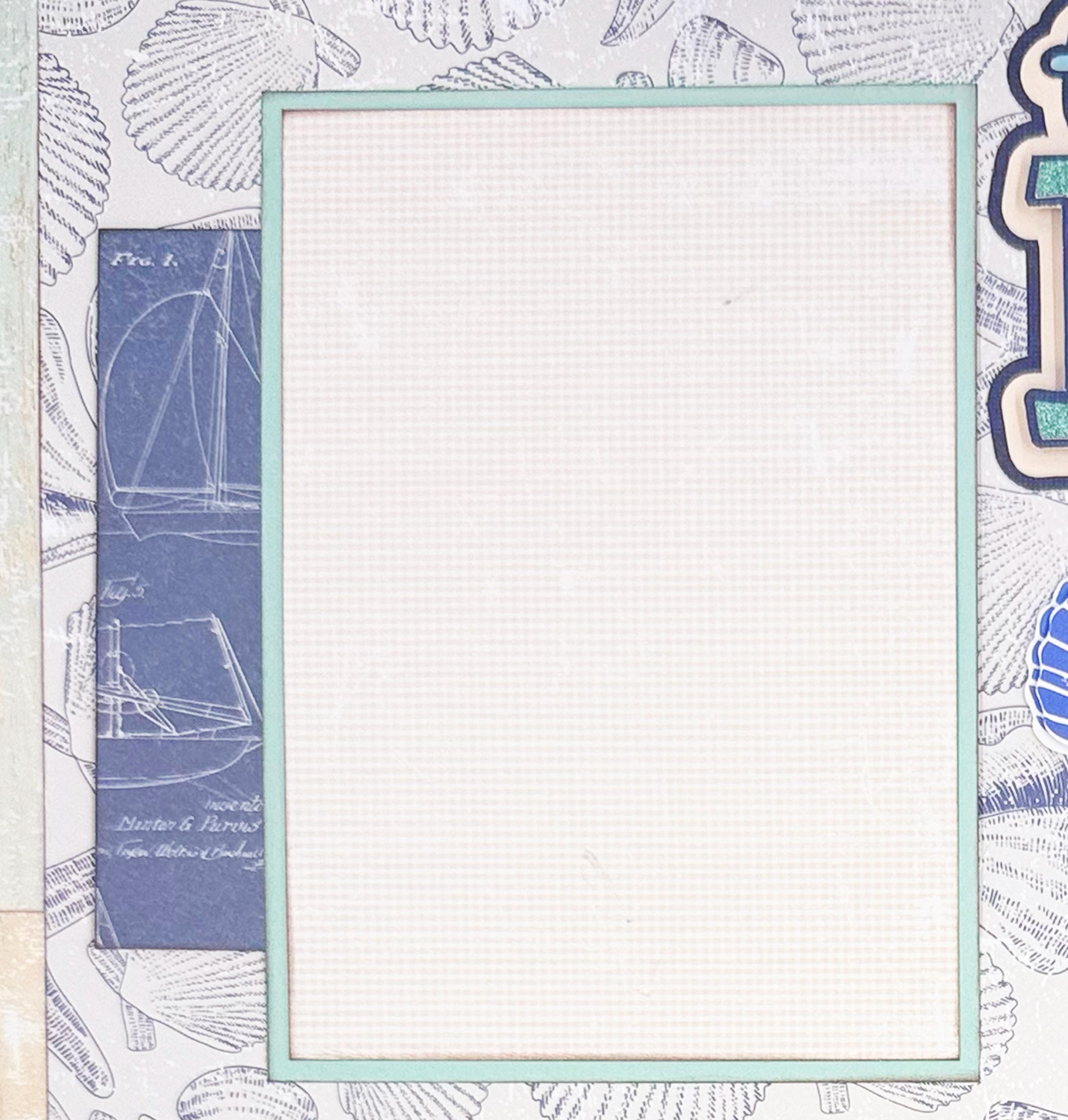 TO THE BEACH 12x12 Pre-made Scrapbook Page Layout Travel Vacation - Etsy