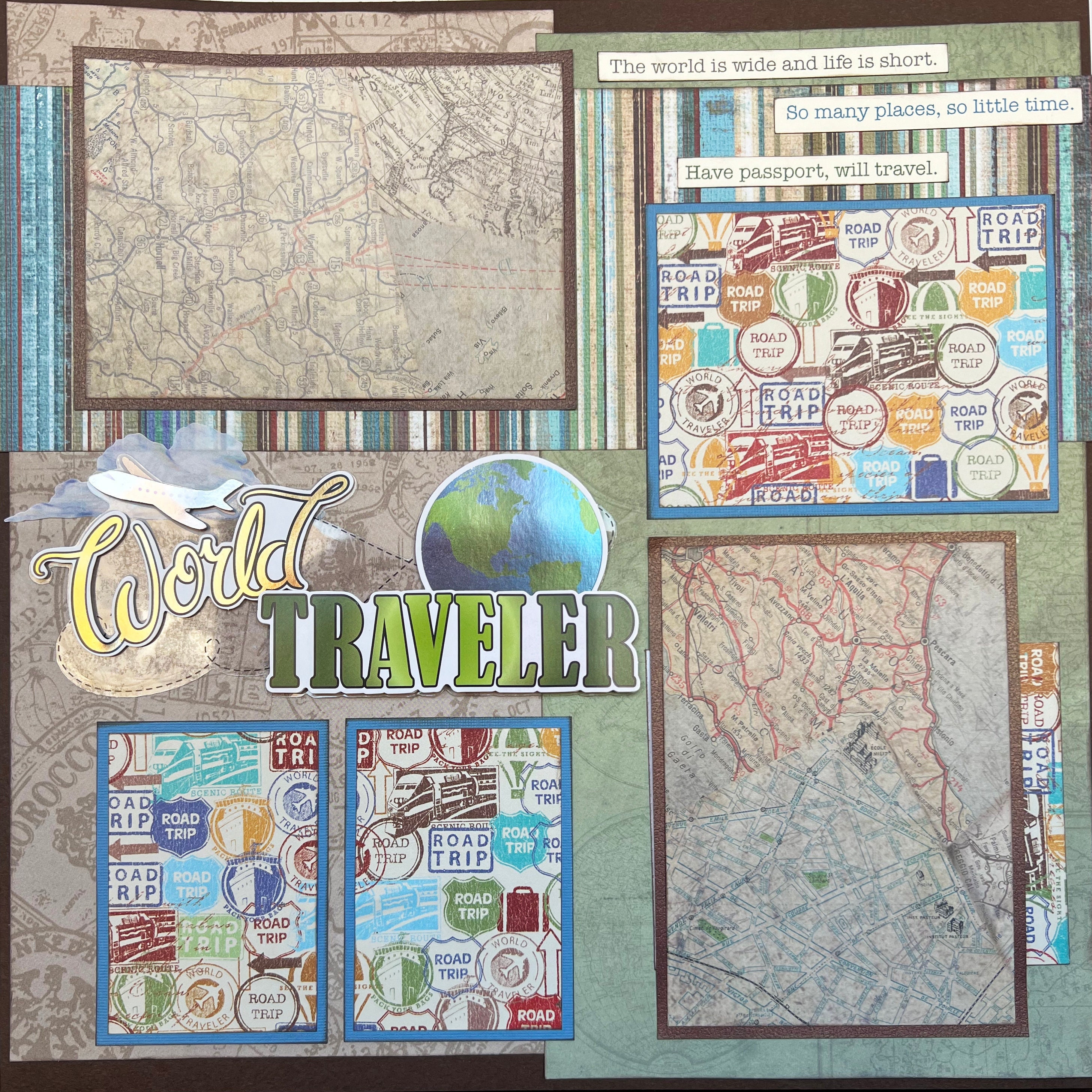 12 Travel Scrapbook Layout and Album Ideas – Scrap Booking