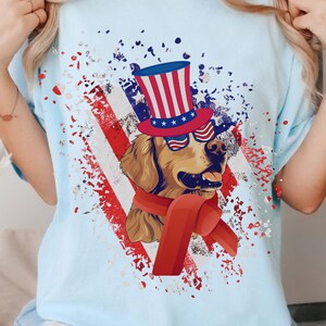 USA Dog Shirt Design | Independence Day Apparel | Digital Patriotic Dog Tees | American Flag Pet Clothing | Gift | SVG Design | Pet PNG