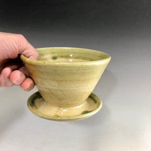 Coffee Pour Over - Coffee Maker - Honey and Iron Glaze