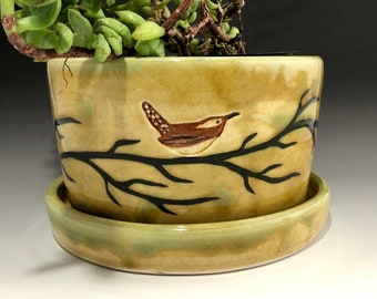 Marsh Wren Pottery Bowl Made to Order