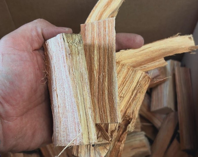 5lb Box - Premium Hickory Wood Chunks Natural Smoking Wood Chunks For BBQ Grilling | For Smoking Beef, Pork and Game Meats