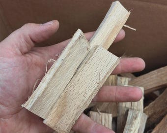 5lb Box - Premium Oak Wood Chunks All Natural Smoking Wood Chunks For BBQ Grilling | For Backyard Smoking Beef, Pork, Poultry, and Fish