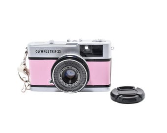 Olympus Trip 35 Vintage 35mm Film Camera | Baby Pink | Refurbished & Tested 1545826