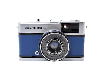 Olympus Trip 35 Vintage 35mm Film Camera | Blue | Refurbished & Tested 1092553