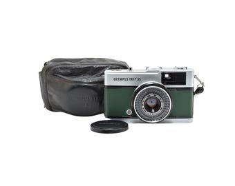 Olympus Trip 35 Vintage 35mm Film Camera | Dark Green | Refurbished & Tested 3292747