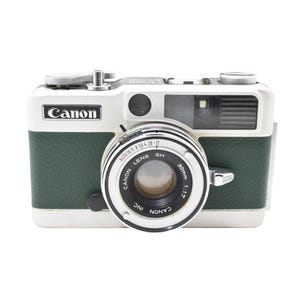 Cámara de película Canon Demi EE17 Half Frame de 35 mm, color verde oscuro, reacondicionada. El fotómetro no funciona (número de pieza 643931).
