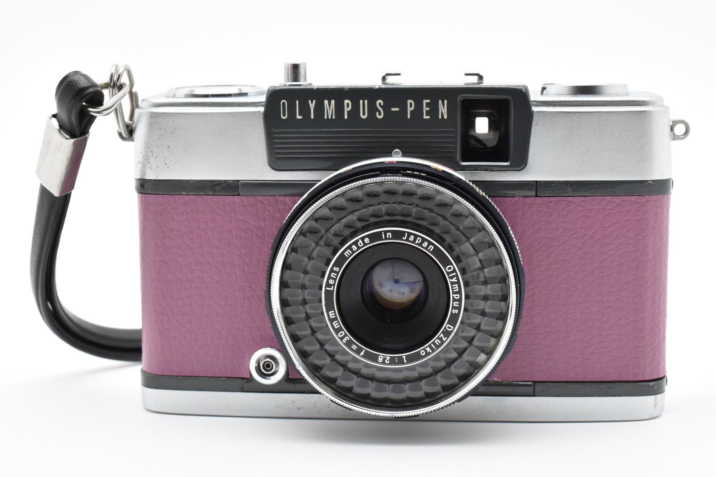 ✽PEN　EE-3✽EE3✽OLYMPUS✽オリンパス✽ハーフカメラ✽牛革貼替 Amazon.com : Olympus Pen EE-3 Half Frame 35mm Camera With
