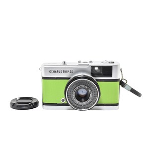 Olympus Trip 35 Vintage 35mm Film Camera | Lime Green | Refurbished & Tested 1769674