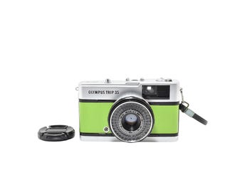 Olympus Trip 35 Vintage 35mm Film Camera | Lime Green | Refurbished & Tested 1769674