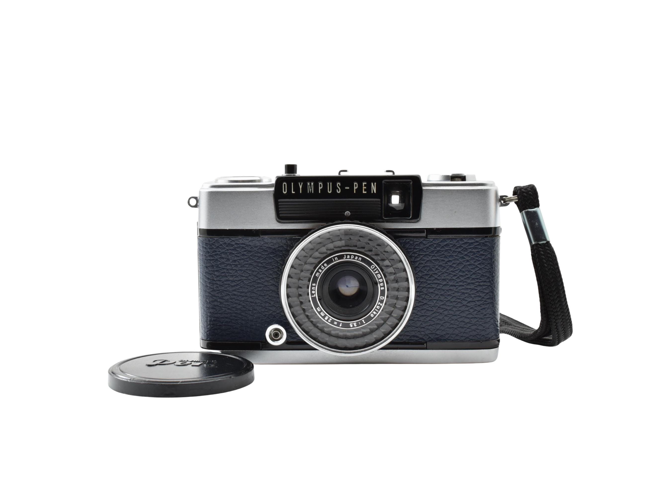 Olympus PEN EE-3 Vintage 35mm Film Camera | Navy | Refurbished