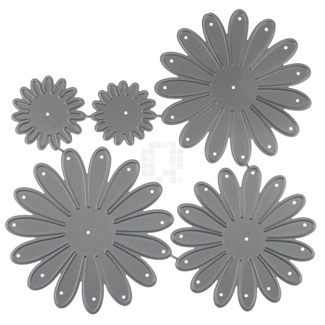 5-piece Open Flower Metal Cutting Die Set - Etsy