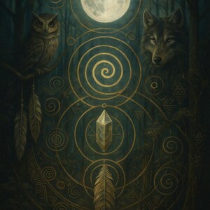 Lettura dell'Oracolo Sciamanico • Messaggio Intuitivo da Spirito e Antenati (PDF + Immagine)