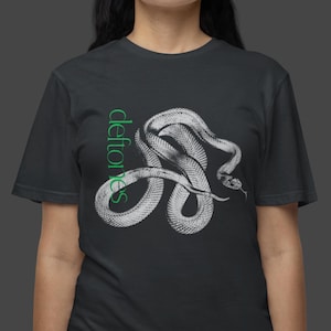 unisex Tshirt Deftones, Sweatshirt Deftones, Hoodie Deftones North American tour 2025 White Skull 2nd leg