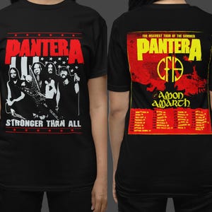 unisex Tshirt Pantera, Sweatshirt Pantera, Hoodie Pantera North American tour 2025