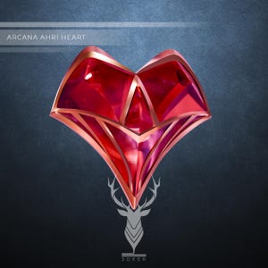 Arcana Ahri Heart 3D Printable File/Stl file Digital Product