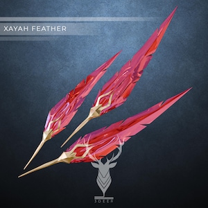 Star Guardian Xayah Feather Blade Cosplay 3D Model Stl File/Digital Item
