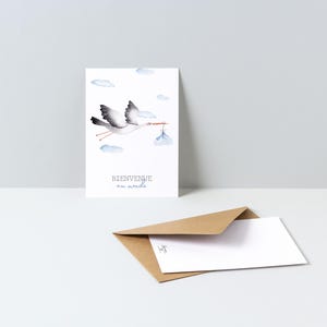 CARD (+white envelope) - Birth - cards - decorative stationery