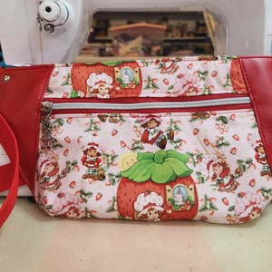 Scented Option! Strawberry Girls, 80's, Fanny Pack, Bum Bag, Hip Pack, Crossbody, Slingpack, Custom Handmade, Christmas Gift , SewAdrienneY