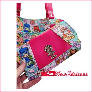 Strawberry Shortcake and Friends, Brieftasche, Akkordeon, Charakter-Snap, Weihnachtsgeschenk, 80er Jahre, Cartoon, SewAdrienneY