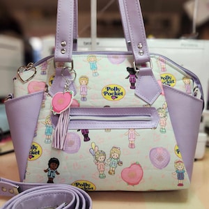 Polly Pocket, Personaje, Monedero, Bolso de hombro, Años 80, Años 90, Juguetes, Dibujos animados, Bolso personalizado, Hecho a mano, SewAdrienneY