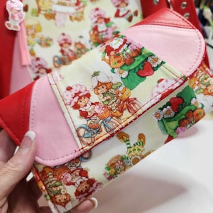 Strawberry Shortcake & Friends, Brieftasche, Akkordeon, Charakter, Weihnachtsgeschenk, 80er Jahre, Cartoon, SewAdrienneY
