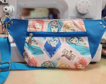 Golden Girls, 80's, Blanche, Rose, Dorothy, Sofia, Fanny Pack, Bum Bag, Hip Pack, Crossbody, Custom Handmade, Christmas Gift , SewAdrienneY