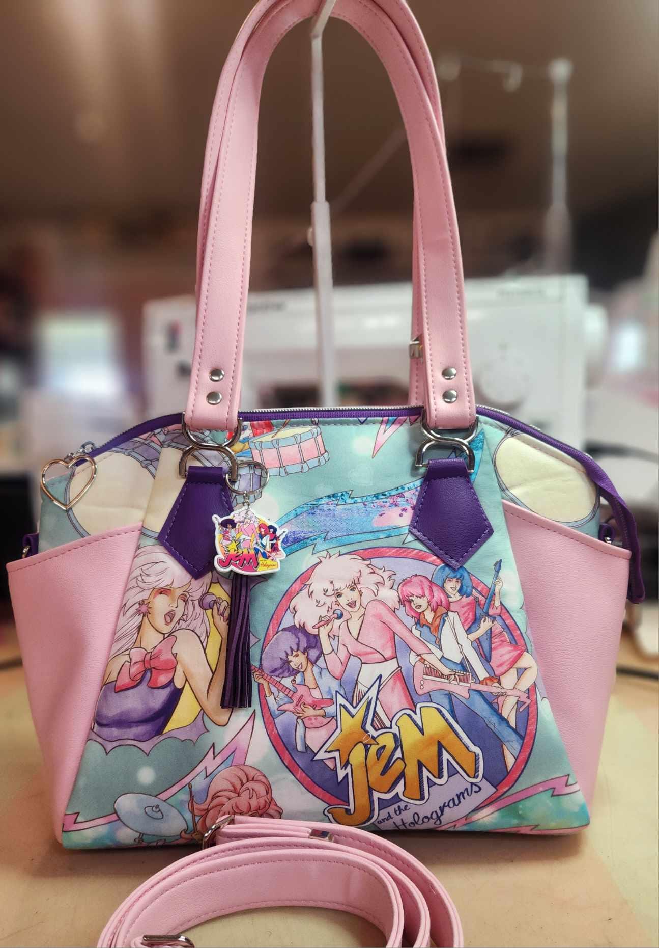 Jem & the Holograms Character Purse, Shoulder Bag, 80's Jem & the Holograms Character Purse, Shoulder Bag, 80's