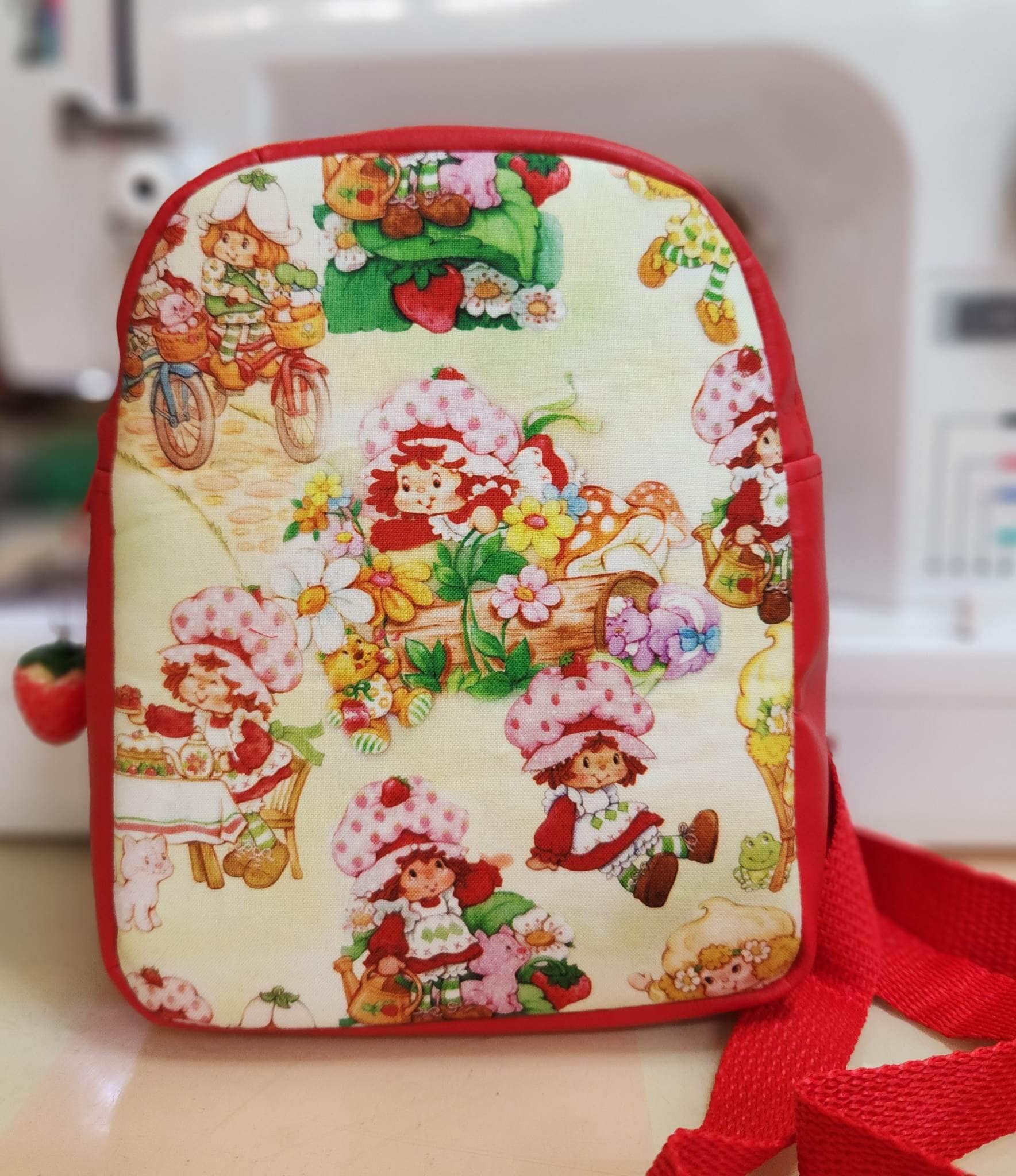 Scented Option! Strawberry Girl, Small, Backpack, Crossbody