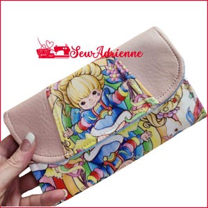 Rainbow Brite, Brieftasche, Akkordeon, Figur, 80er Jahre, Cartoon, SewAdrienneY