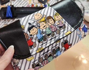 Peanuts Gang, Snoopy, Wallet, Accordion, 80's, 90's, Toys, Nostalgia, Gift for Everyone, SewAdrienneY