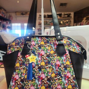 Nintendo, Super Mario Brothers, Character, Purse for Women, Shoulder Bag, 80's, Cartoon, Gaming, Custom Handbag, Handmade
